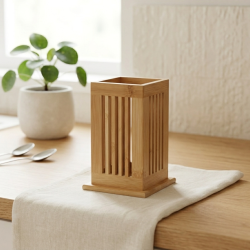 Wooden Spoon Holder